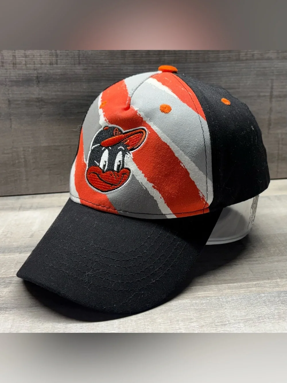 MLB Kids Orange, Black and Gray Baltimore Orioles Kids Hat